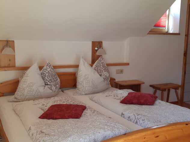 Das Schlafzimmer der Ferienwohnung Edith Siebenhofer